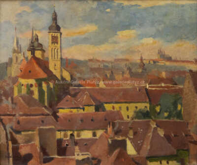  / Pražské panorama / Rudolf Kremlička