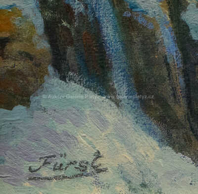  / Trosky z Hrubé Skály v zimě / Jindřich Fürst