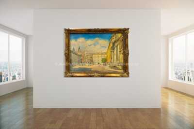  / Malostranské náměstí s Mikulášským kostelem / Jindřich Fürst