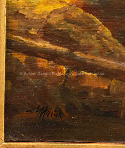  / Lesní potok / Julius Mařák