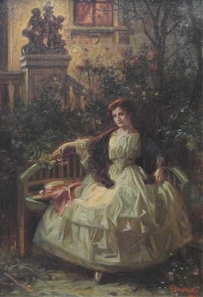  / Sedící dáma / František Bohumil Doubek