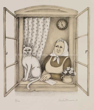  / V okně / Iva Hüttnerová