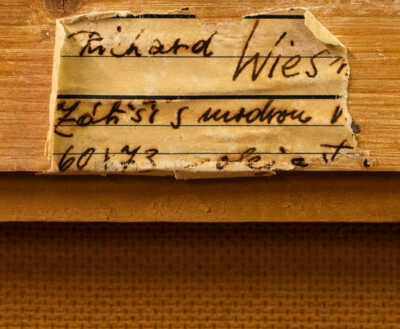  / Zátiší s modrou vázou / Richard Wiesner