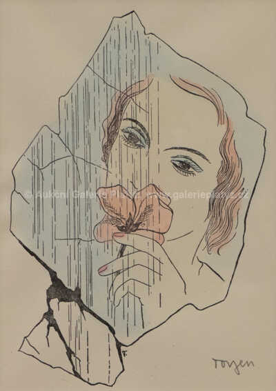  / Dívka s růží / Marie Čermínová - Toyen