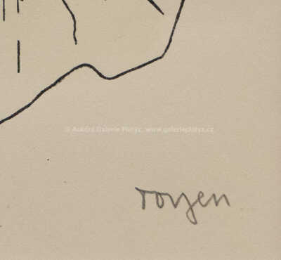  / Dívka s růží / Marie Čermínová - Toyen