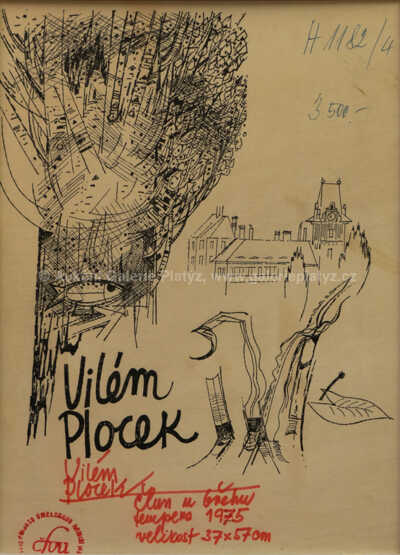  / Člun na břehu / Vilém  Plocek