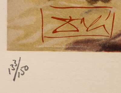  / Božská komedie - zpěv č.12, Minotaurus / Salvador Dalí