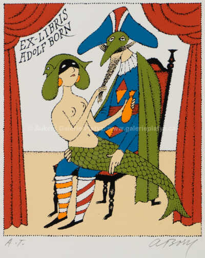  / Ex libris Adolf Born / Adolf Born