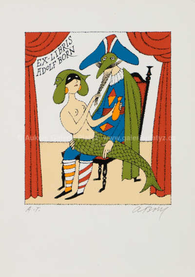 Adolf Born - Ex libris Adolf Born