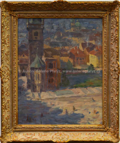 František Ronovský - Pohled na Staroměstské náměstí