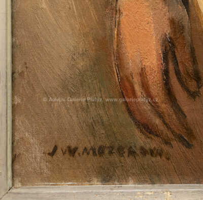  / Akt se zeleným náhrdelníkem (autoportrét) / Julie Mezerová-Winterová