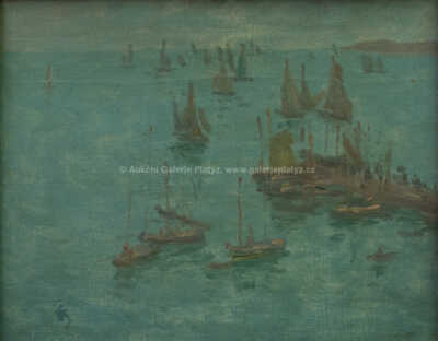  / Přístav v Ostende / František Tavík Šimon