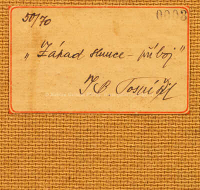  / Západ slunce - příboj / Jan Bohumil Pospíšil