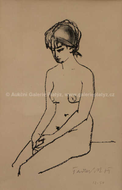  / Sedící / Arnošt Paderlík