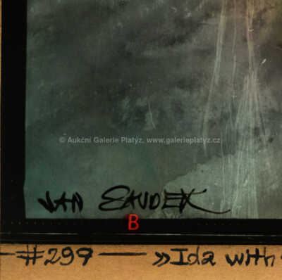  / Ida s pochodní / Jan Saudek