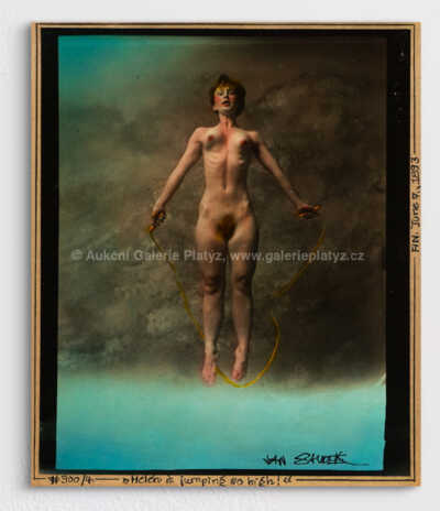 Jan Saudek - Helen is jumping so high!