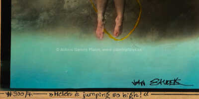  / Helen is jumping so high! / Jan Saudek