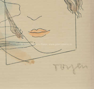  / Dívka s houslemi / Marie Čermínová - Toyen