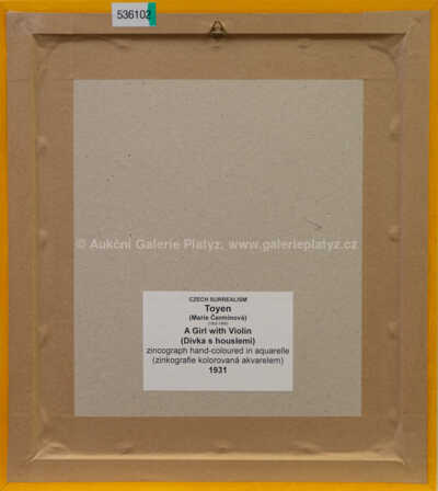  / Dívka s houslemi / Marie Čermínová - Toyen