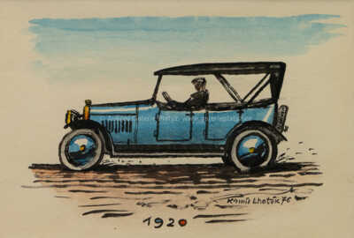  / Automobil 1920 / Kamil Lhoták