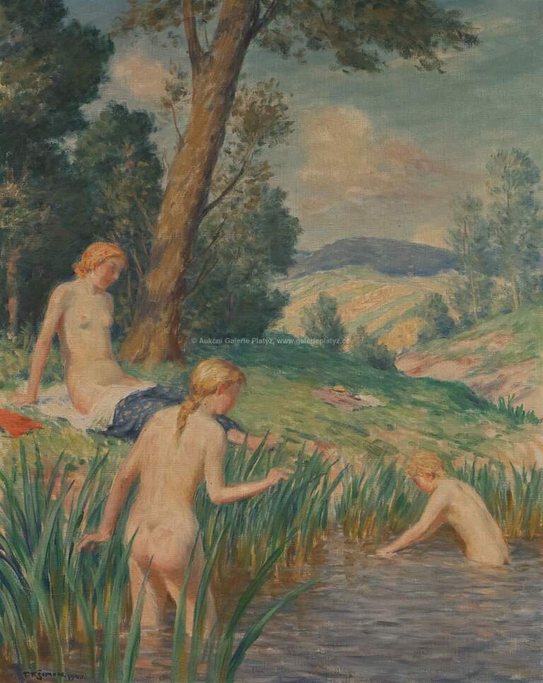  / Koupání / František Tavík Šimon