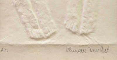  / Nohy vedle sebe s drapérií / Olbram Zoubek