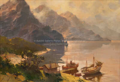  / Pohled na přístav / Jan Bohumil Pospíšil