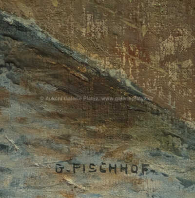  / Italské město pod horami / Georg Fischhof