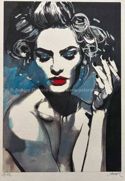  / Žena s cigaretou / Patrik Saudek