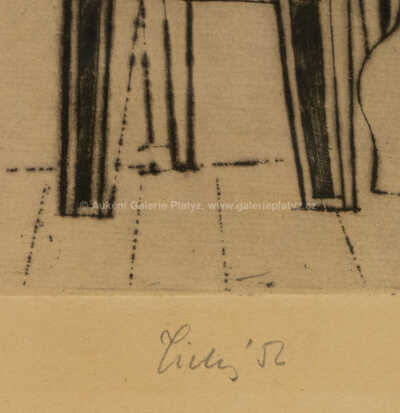  / Sedící Arlecchino / František  Tichý