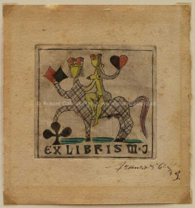  / Ex libris JM / František  Tichý