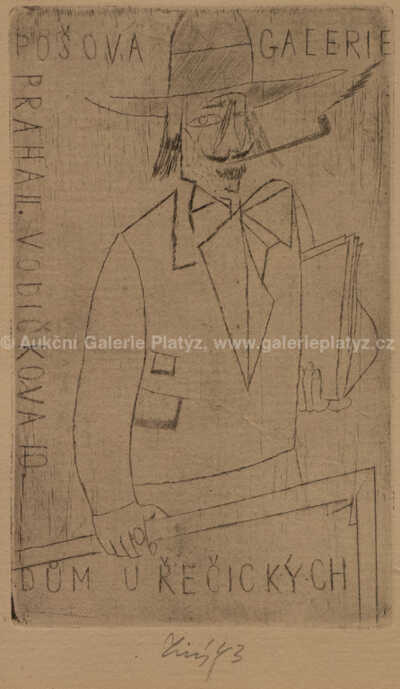  / Pozvánka na výstavu F.T. / František  Tichý