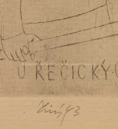  / Pozvánka na výstavu F.T. / František  Tichý