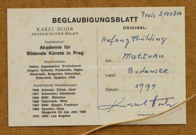  / Předjaří / Karel Hodr