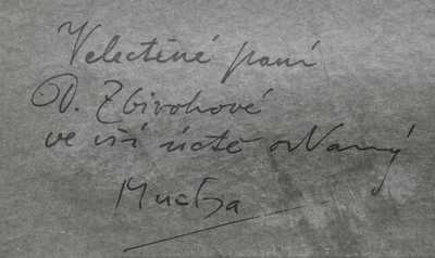  / Dívka ve vysoké trávě / Alfons Mucha