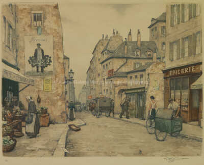  / Ulice v Paříži / František Tavík Šimon