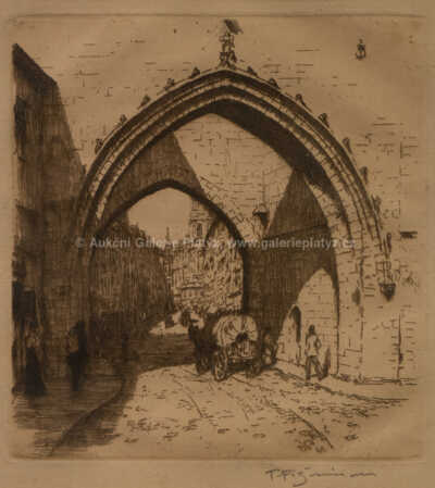  / Brána Mostecké věže / František Tavík Šimon