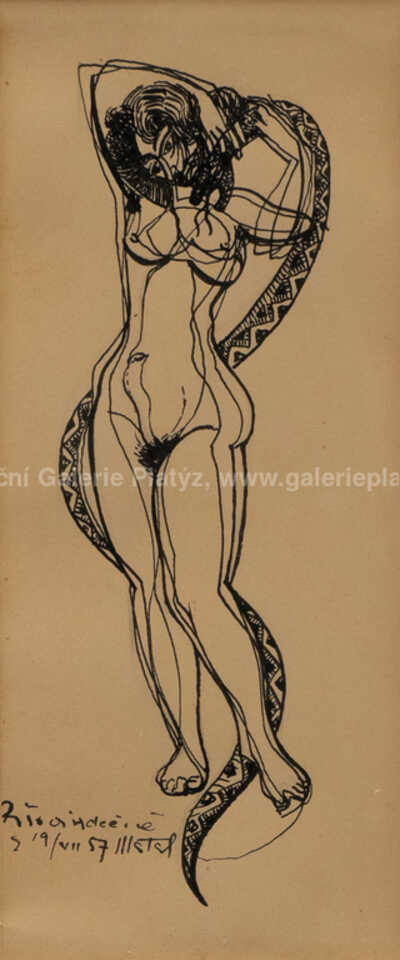  / Žena s hadem / Bohumír Matal