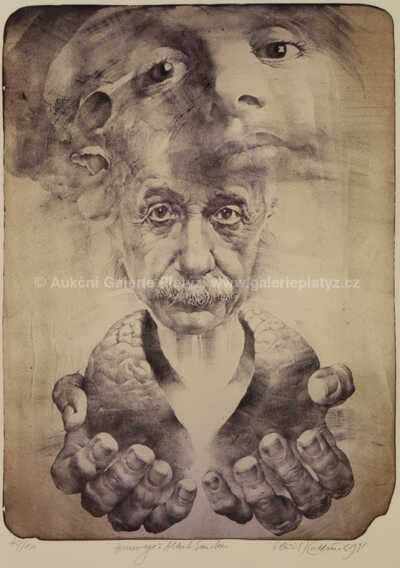  / Albert Einstein / Oldřich Kulhánek
