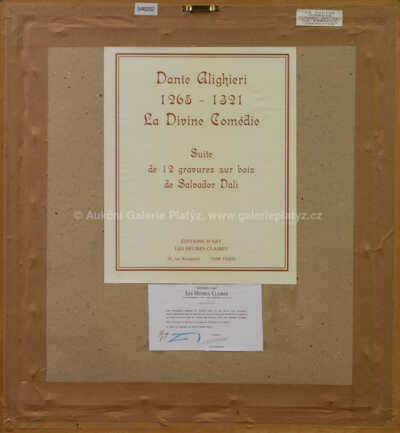  / Božská komedie - zpěv 32 / Salvador Dalí