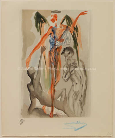  / Božská komedie - zpěv 32 / Salvador Dalí