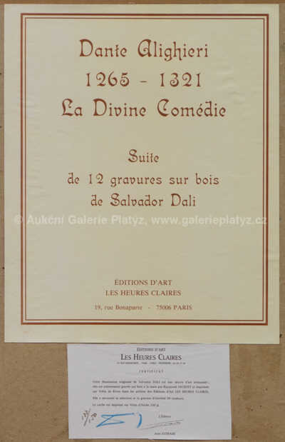  / Božská komedie - zpěv 32 / Salvador Dalí