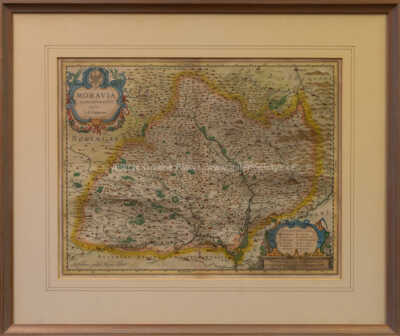 Willem Janszoon Blaeu - Komenského mapa Moravy