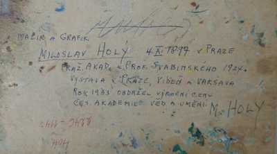  / Chalupy na břehu / Miloslav  Holý