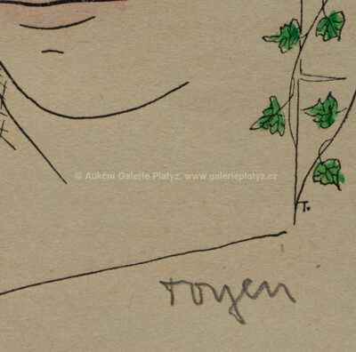  / Dívka s vlaštovkami / Marie Čermínová - Toyen