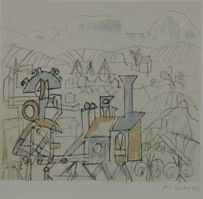  / Konvolut dvou litografií / František Gross