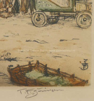  / Čtvrť Les Halles s kostelem sv. Eustacha / František Tavík Šimon