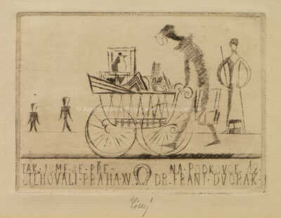  / Oznámení nové adresy Fr. Dvořáka / František  Tichý