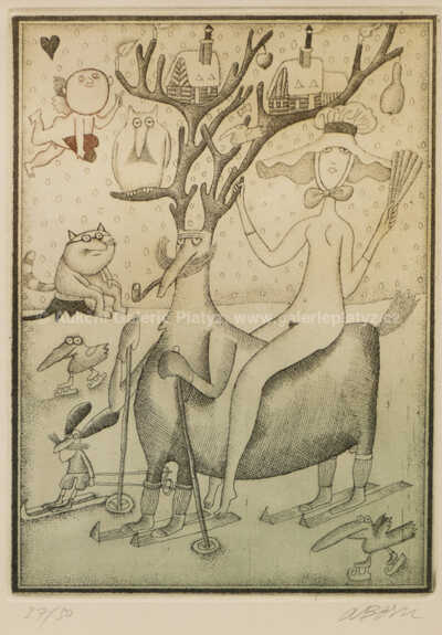  / Zimní radovánky / Adolf Born