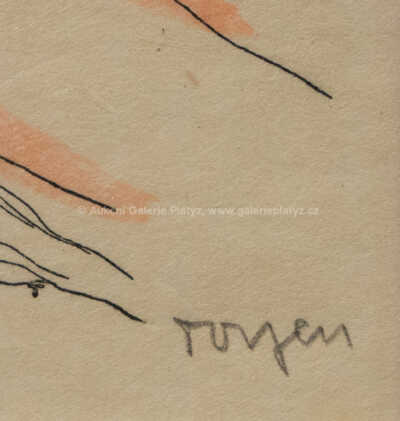  / Ležící dívčí akt / Marie Čermínová - Toyen